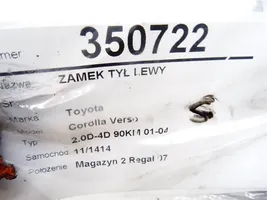 Toyota Corolla Verso E121 Galinių durų spyna 