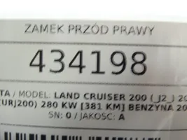 Toyota Highlander XU40 Zamek drzwi przednich 