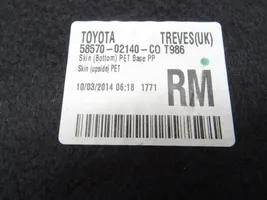 Toyota Auris E180 Tavaratilan kaukalon tekstiilikansi 58570-02140
