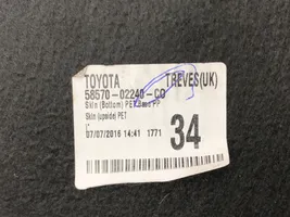 Toyota Auris E180 Tavaratilan kaukalon tekstiilikansi 58570-02240