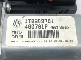 Volkswagen Touran I Silniczek podnośnika szyby drzwi przednich 1T0959701