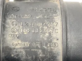 Volkswagen Sharan Mass air flow meter 0281002757