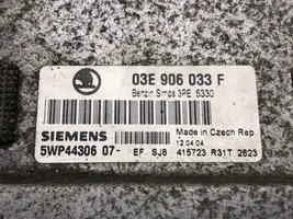 Skoda Fabia Mk1 (6Y) Komputer / Sterownik ECU silnika 03E906033F