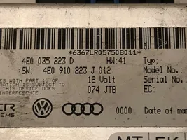 Audi A8 S8 D3 4E Amplificateur de son 4E0035223D