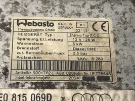 Audi A8 S8 D3 4E Autonomisen lämmittimen kiertopumppu (Webasto) 4E0815069D