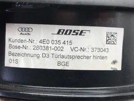 Audi A8 S8 D3 4E Äänentoistojärjestelmäsarja 4E0035415