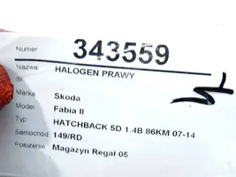 Skoda Fabia Mk1 (6Y) Światło przeciwmgłowe przednie 