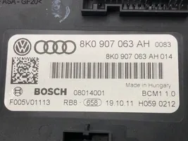 Audi A5 8T 8F Module de contrôle carrosserie centrale 8K0907063AH