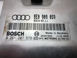 Audi A4 S4 B6 8E 8H Unité de commande, module ECU de moteur 0261207579