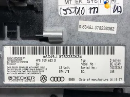 Audi A6 Allroad C6 Monitori/näyttö/pieni näyttö 4F0919603B