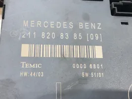 Mercedes-Benz E W211 Altre centraline/moduli 2118208385