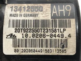 Opel Astra J ABS Steuergerät 13412550