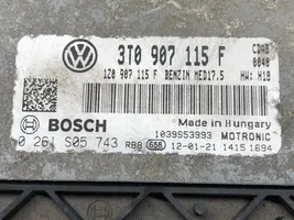 Skoda Superb B6 (3T) Komputer / Sterownik ECU silnika 3T0907115F