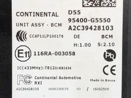 KIA Niro Module de contrôle carrosserie centrale 95400-G5550