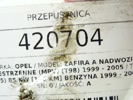 Opel Zafira A Variklio gesinimo sklendė 