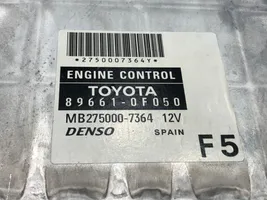 Toyota Corolla E120 E130 Komputer / Sterownik ECU silnika 89661-0F050