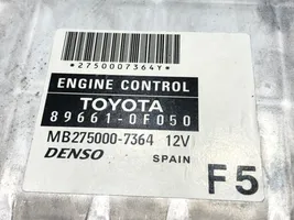 Toyota Corolla E120 E130 Komputer / Sterownik ECU silnika 89661-0F050