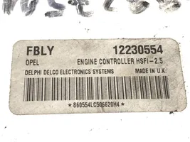 Opel Meriva A Engine control unit/module ECU 12230554