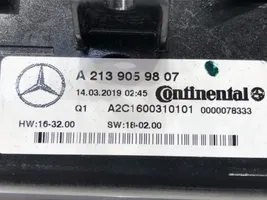 Mercedes-Benz CLS C257 Interruttore ventola abitacolo A2139059807