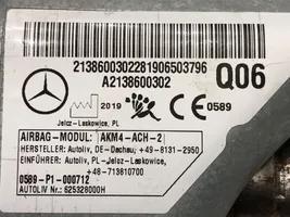 Mercedes-Benz CLS C257 Poduszka powietrzna Airbag chroniąca kolana A2138600302