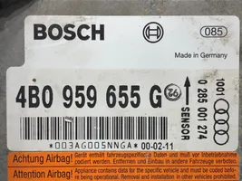 Audi A6 S6 C5 4B Sensore d’urto/d'impatto apertura airbag 4B0959655G