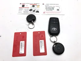 Toyota Yaris Tarjeta/llave de arranque BLE42