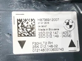 BMW 3 F30 F35 F31 Задний фонарь в кузове H8736912007