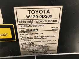 Toyota Yaris Unità principale autoradio/CD/DVD/GPS 86120-0D200