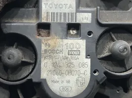 Toyota Avensis T250 Generaattori/laturi 0124325085