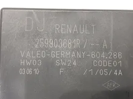 Renault Megane III Parking PDC control unit/module 259903681R