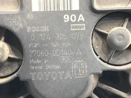 Toyota Avensis T250 Alternator 0124325079