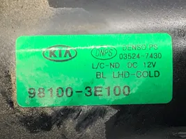 KIA Sorento Tringlerie et moteur d'essuie-glace avant 98100-3E100