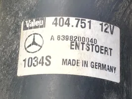 Mercedes-Benz Vito Viano W639 Mechanizm i silniczek wycieraczek szyby przedniej / czołowej A6398200040