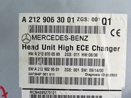 Mercedes-Benz E C207 W207 Unità principale autoradio/CD/DVD/GPS A2128700589