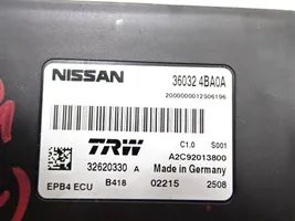 Nissan Qashqai Modulo di controllo del freno a mano 360324BA0A