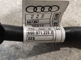 Audi TT TTS RS Mk3 8S Negative earth cable (battery) 8S0971228E