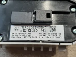 Mercedes-Benz S W222 Interruttore di controllo dell’alzacristalli elettrico A2229052504