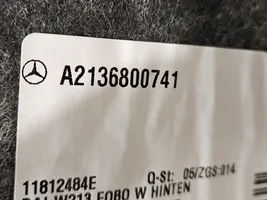 Mercedes-Benz E W213 Wykładzina podłogowa tylna A2136800741