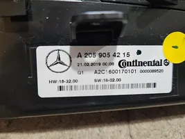 Mercedes-Benz GLC X253 C253 Centralina del climatizzatore A2059054215