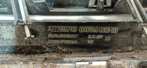 Mercedes-Benz S W222 Griglia superiore del radiatore paraurti anteriore A2228802900