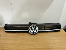Volkswagen Golf VII Front bumper upper radiator grill 5G0853651CC
