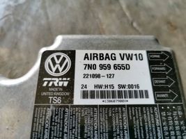 Volkswagen Sharan Sterownik / Moduł Airbag 7N0959655D