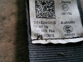 Volkswagen Sharan Pas bezpieczeństwa fotela przedniego 7N1857706