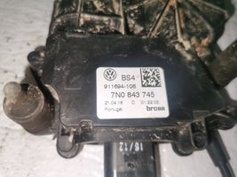 Volkswagen Sharan Siłownik zamka drzwi bocznych / przesuwnych 7N0843745