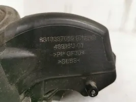 Citroen Berlingo Bouchon, volet de trappe de réservoir à carburant 9818387680