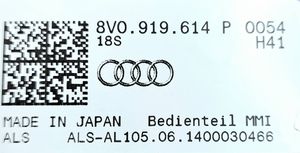 Audi A3 S3 8V Multimedijos kontroleris 8V0919614