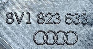 Audi A3 S3 8V Konepellin lukituksen vapautuskahva 8V1823633