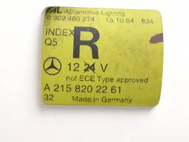 Mercedes-Benz CL C215 Lampa przednia A2158203061