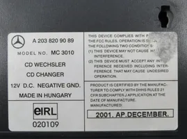 Mercedes-Benz SL R230 CD/DVD-vaihdin A2038209089