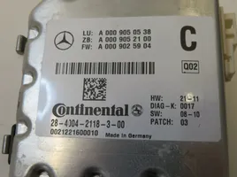Mercedes-Benz E C207 W207 Tuulilasin tuulilasikamera A0009050538